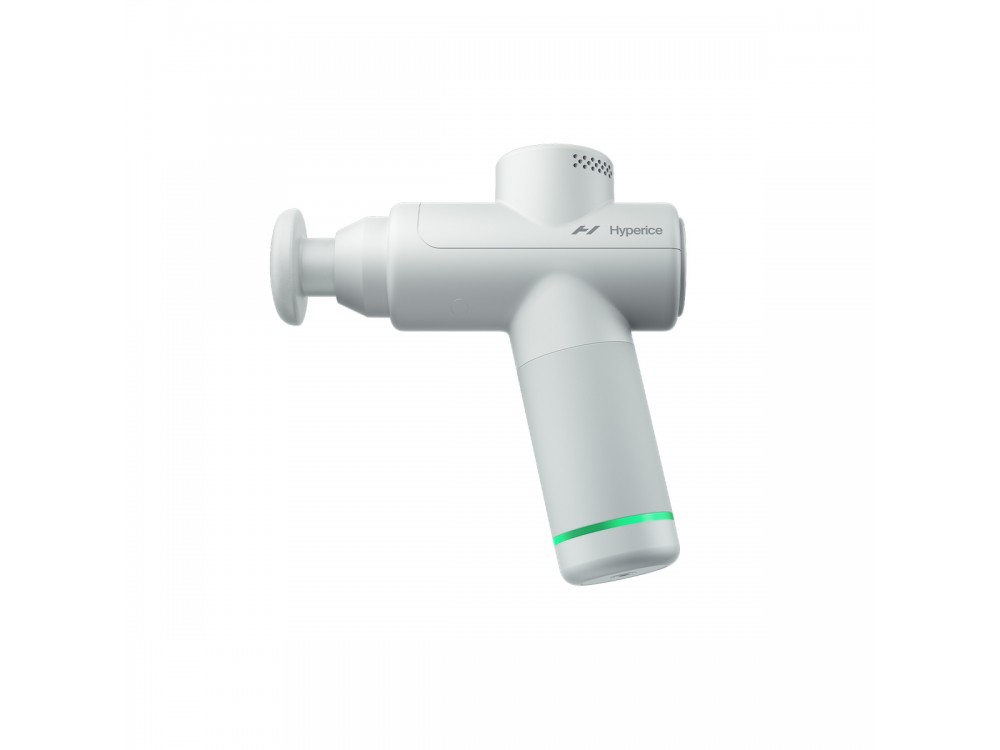 Hyperice Hypervolt Go 2 Massage Gun, Συσκευή Μασάζ και ανάκαμψης Μυών, Ασύρματη με 3 Επίπεδα Ταχύτητας & 2 Κεφαλές, Arctic Grey