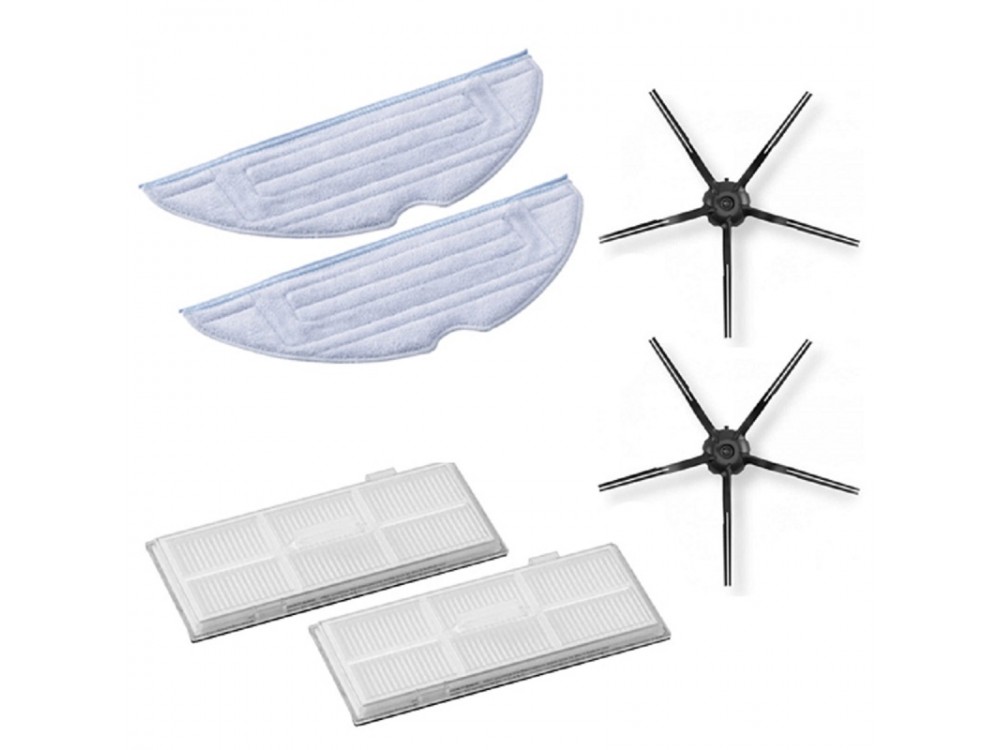 Roborock S7 / S8 / S8+ spare parts set, Πλήρες Ανταλλακτικό Κιτ για Ρομποτικές σκούπες S7 / S8 / S8+, Μαύρα