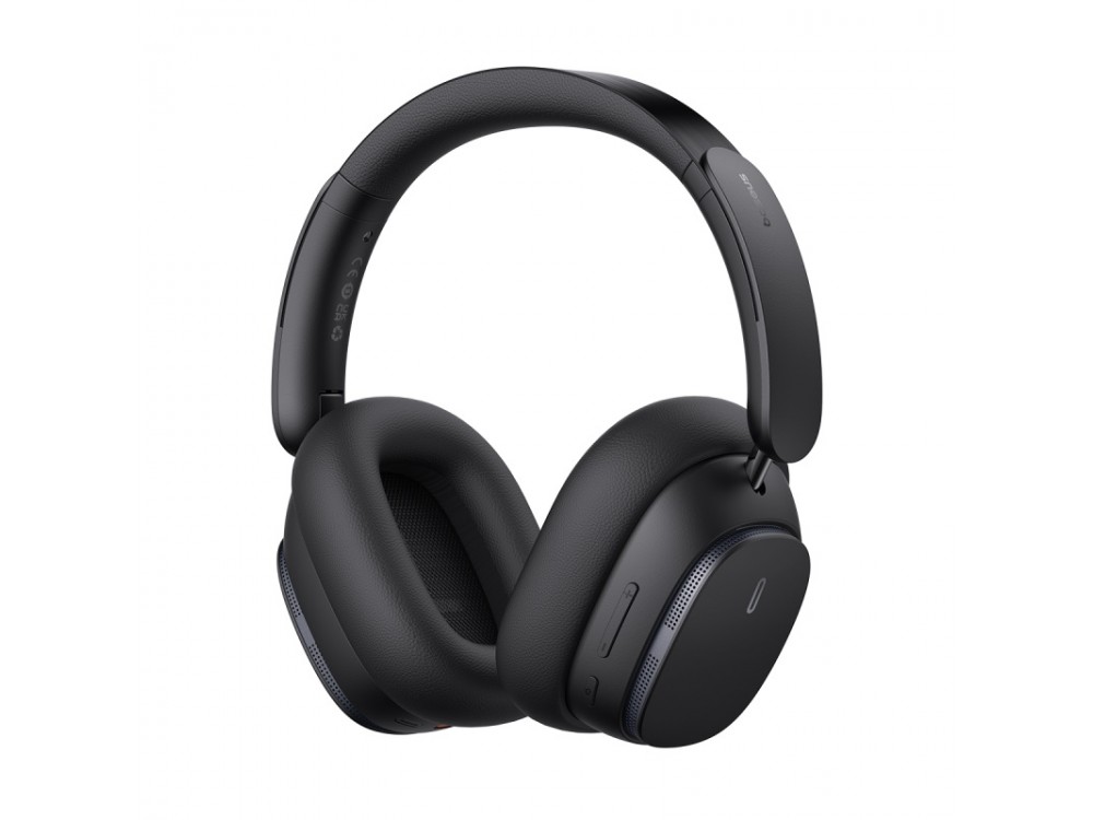 Baseus Bowie H1 Pro ANC Bluetooth 5.3 Headphones, Spatial Acoustics, Hi-Res Audio & LHDC Certified, 80H Playtime, Cluster Black