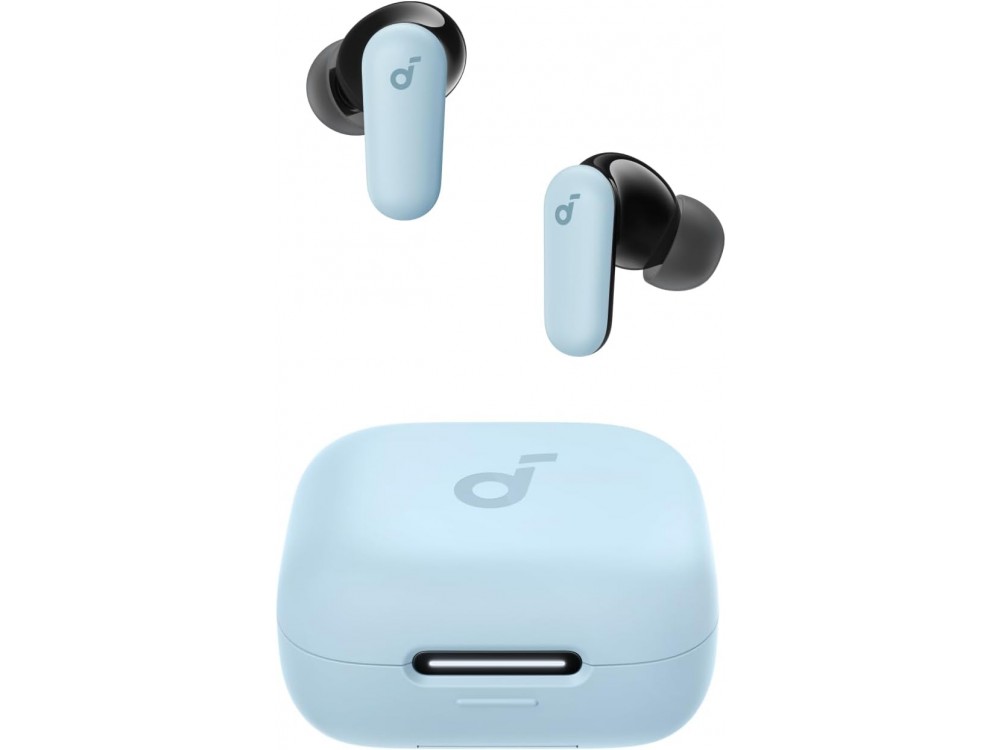 Anker P30i In-ear Bluetooth Headphones IP54, with Smart NC, 2-in-1 Case/Stand & Battery Life up to 10 Hours, Blue