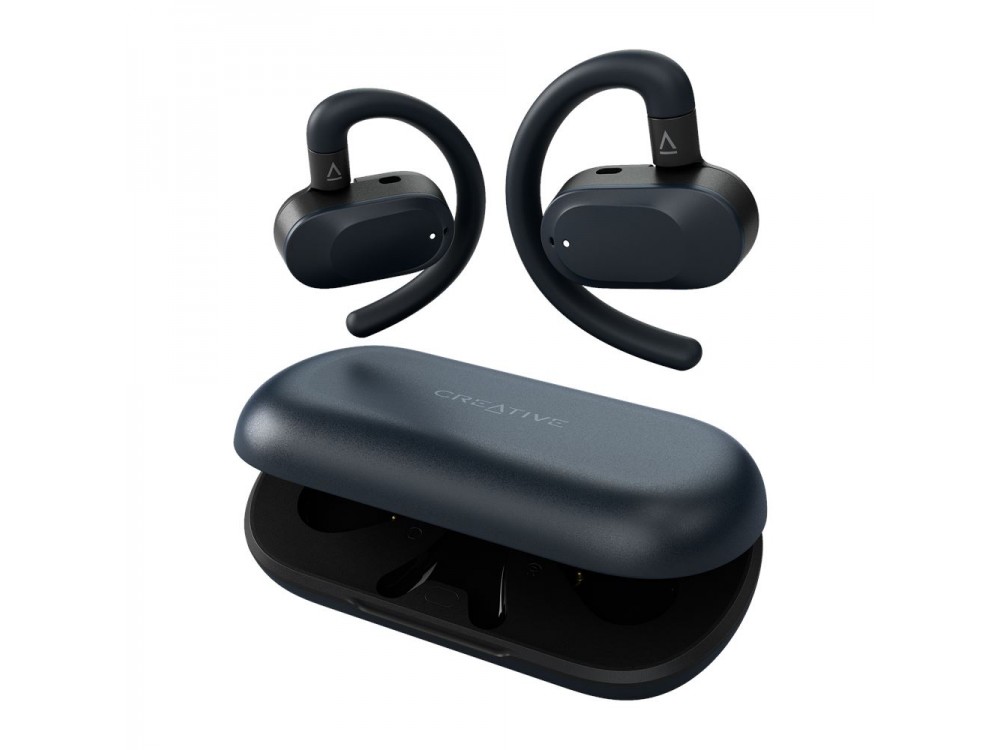 Creative Outlier Go Open-Ear Bluetooth 5.4 Handsfree Ακουστικά, με Υποστήριξη AAC, Dark Blue