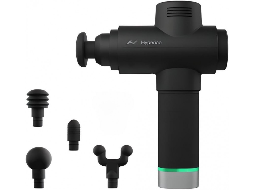 Hyperice Hypervolt 2 Pro Massage Gun, Συσκευή Μασάζ και ανάκαμψης Μυών, Ασύρματη με 5 Επίπεδα Ταχύτητας & 5 Κεφαλές, Black