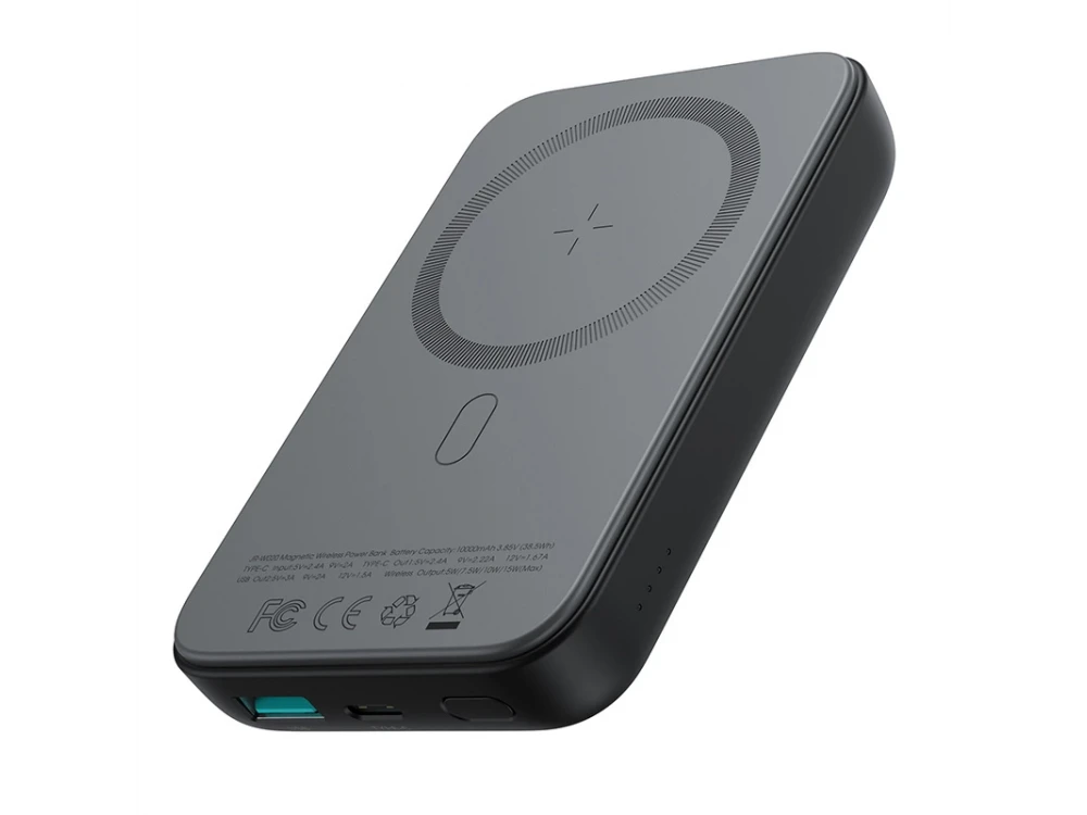 Joyroom JR-W020 10K, 20W Μαγνητικό Power Bank 10.000mAh MagSafe για iPhone, Black