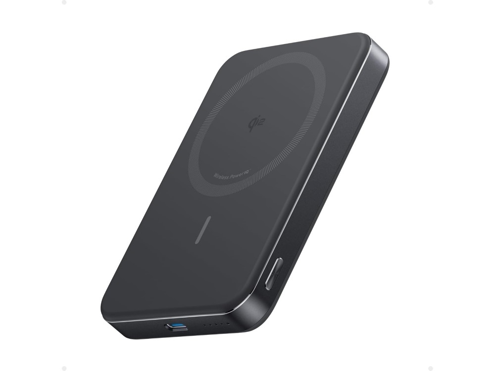 Anker MagGo 10K Ultra-Slim, Μαγνητικό Power Bank 10.000mAh Qi2 Certified 15W MagSafe για iPhone, Black