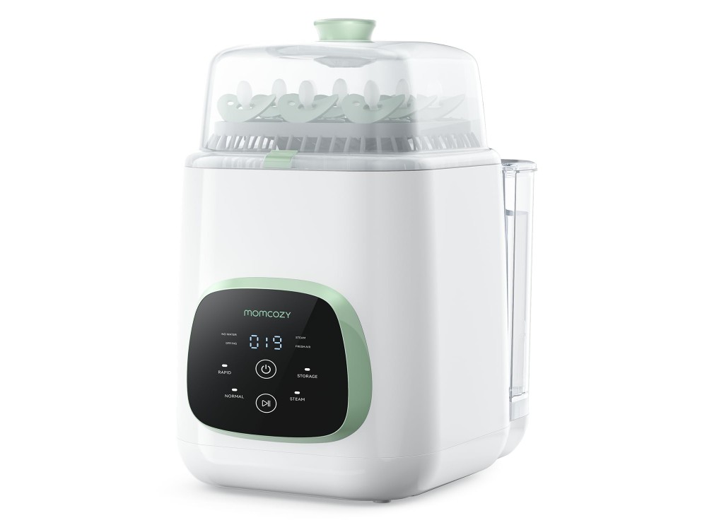 Momcozy KleanPal Pro Baby Bottle Washer, Πλυντήριο & Φορητός Βρεφικός Αποστειρωτής για 4 Μπιμπερό