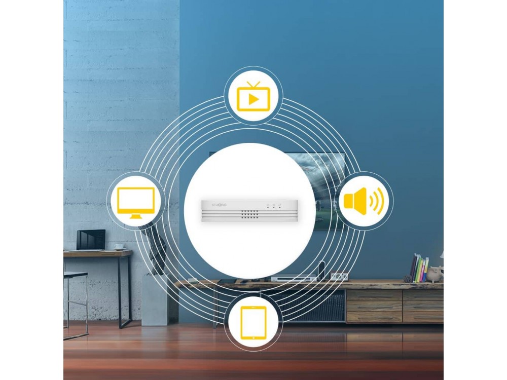 Strong ATRIA Mesh 1200, WiFi Mesh Network Access Point Wi-Fi 5 Dual Band (2.4 & 5GHz), with 3 Gigabit Ethernet Ports, Single