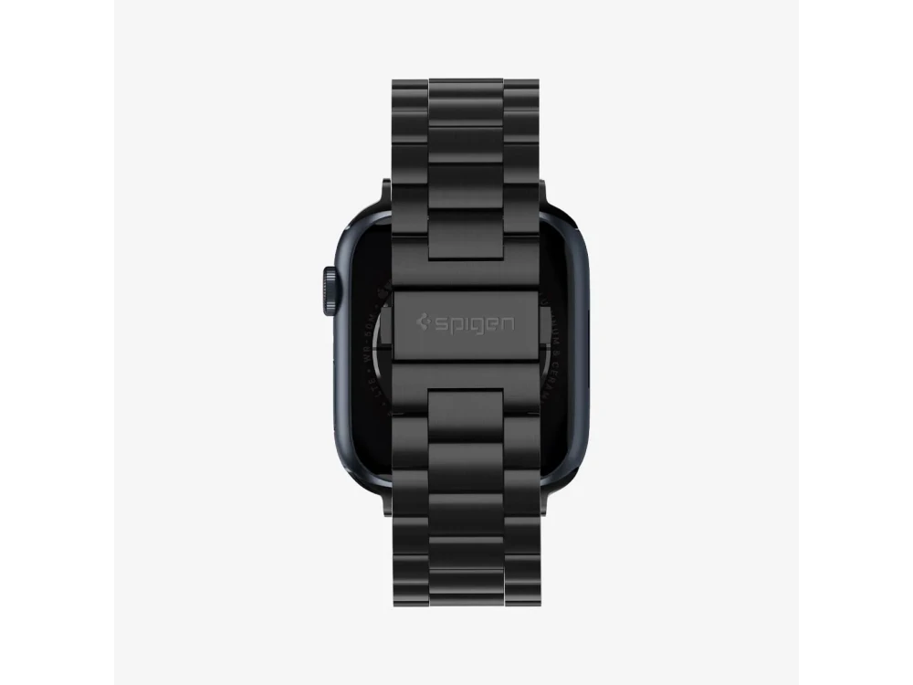 Spigen Modern Fit Apple Watch 44 / 45 / 46mm / Ultra 49mm, Ανταλλακτικό Λουράκι Ανοξείδωτο Ατσάλι, Black