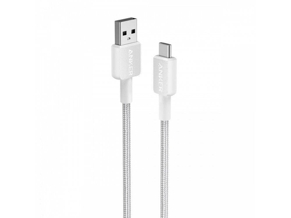 Anker 322 USB-C 0.9m. Nylon  Braided, White