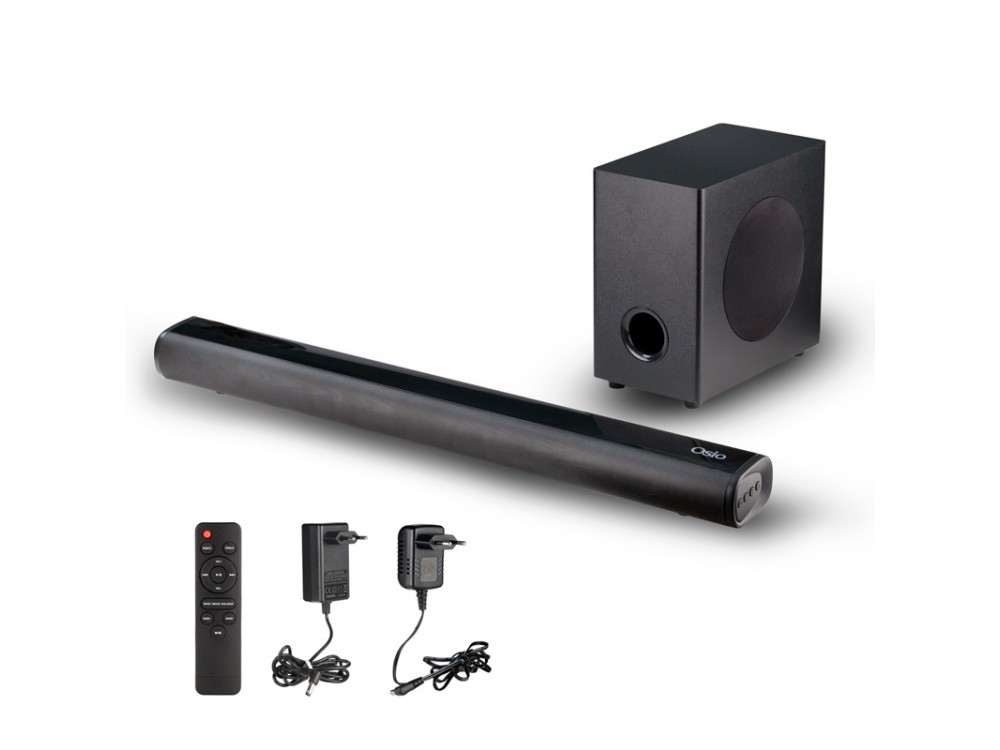 Osio OSBT-9055 Bluetooth Soundbar & Subwoofer 256W με AUX, USB, OPT, HDMI & Τηλεχειριστήριο