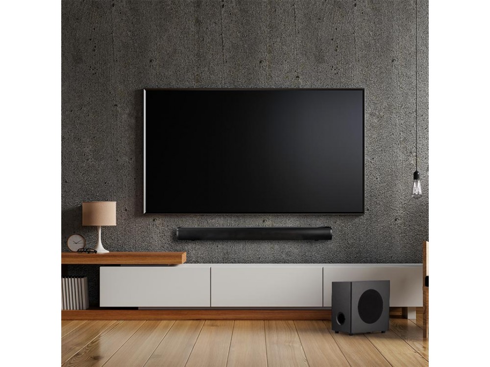 Osio OSBT-9055 Bluetooth Soundbar & Subwoofer 256W με AUX, USB, OPT, HDMI & Τηλεχειριστήριο