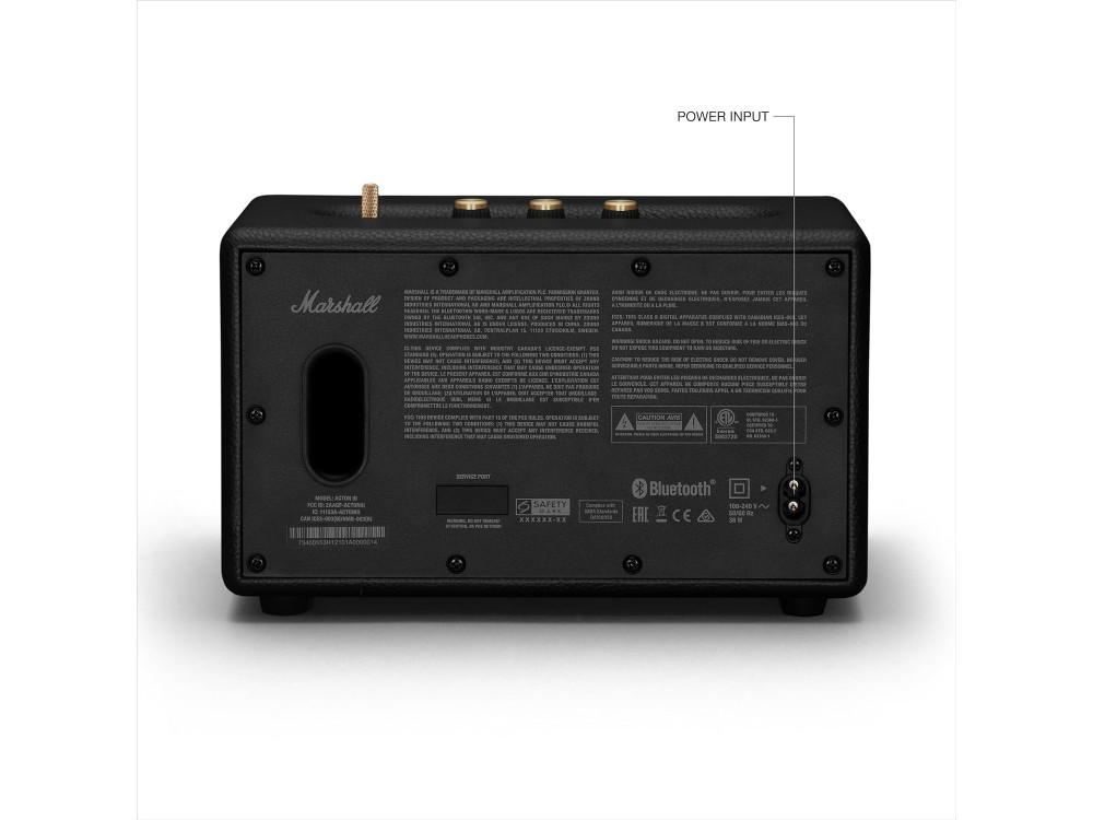 Marshall Acton III Ηχείο Bluetooth 5.2 60W, Black