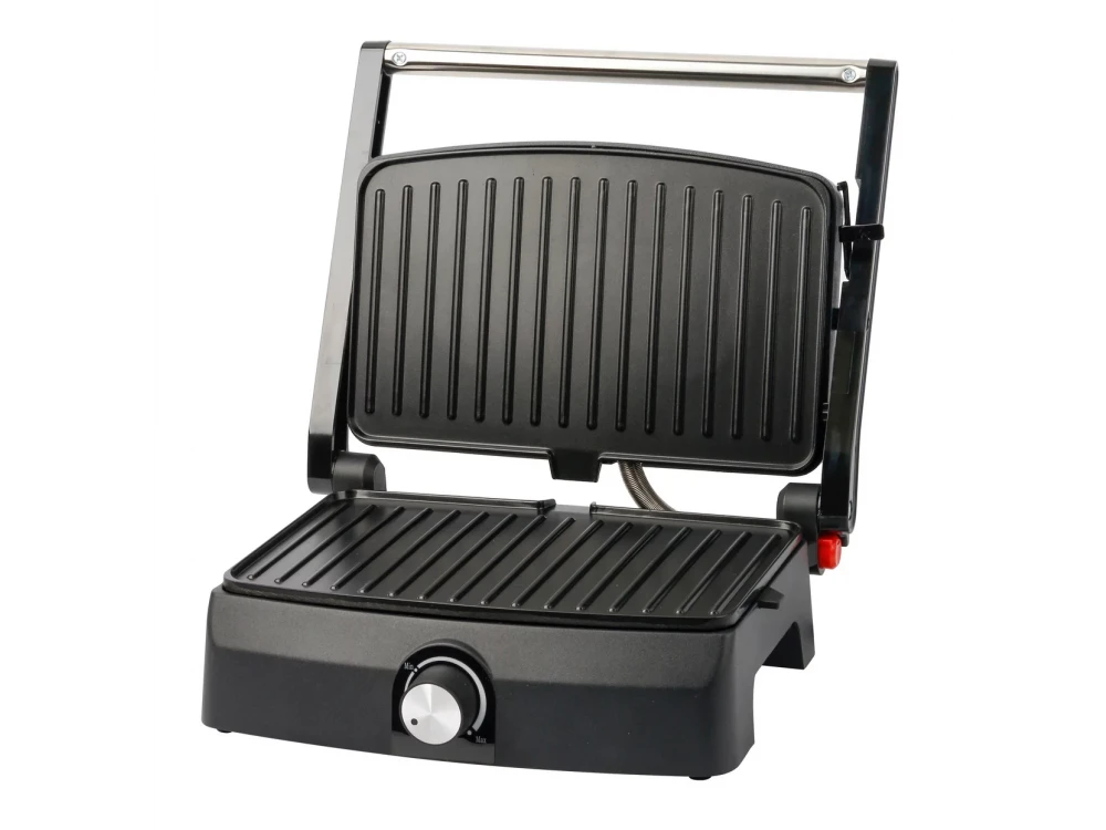 Emerio Contact Grill, Τοστιέρα Γκριλιέρα με Επιφάνεια Ψησίματος 23x14.5cm & Αντικολλητικές Επιφάνειες BPA free