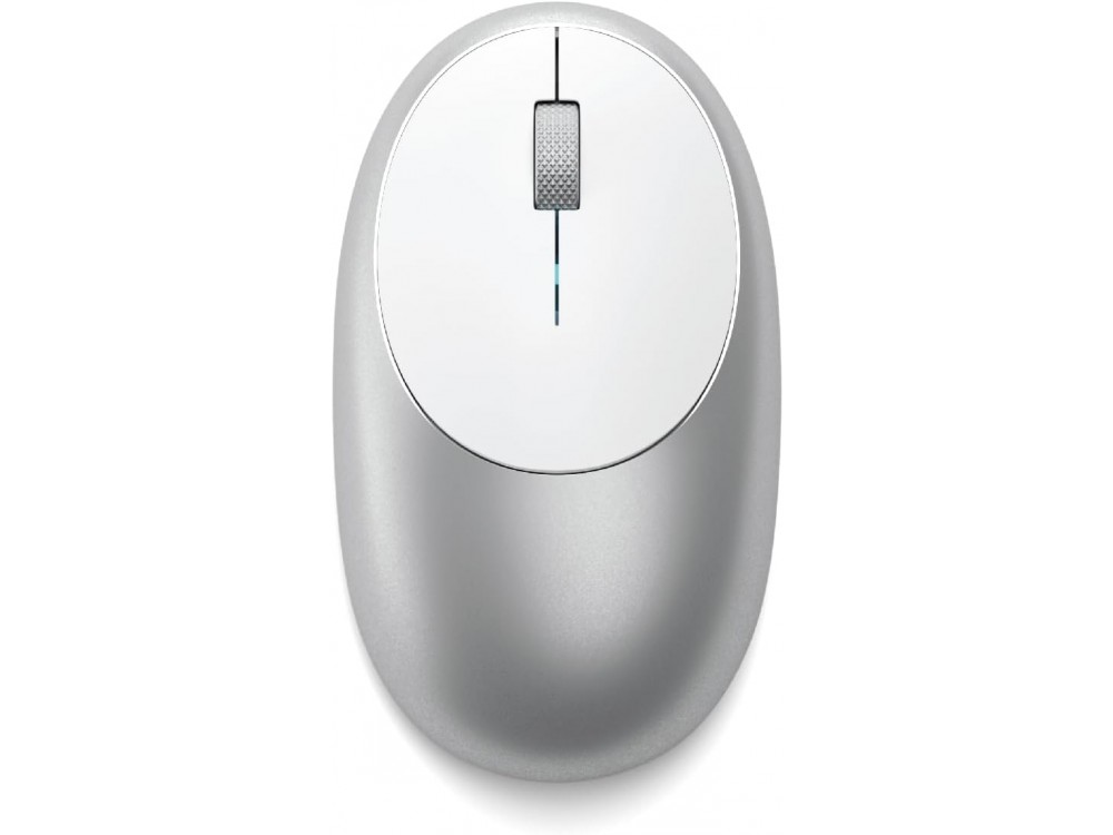 Satechi M1 Wireless Rechargeable Mouse for Mac, Ασύρματο Επαναφορτιζόμενο Ποντίκι για Apple με θύρα Usb-C , Silver