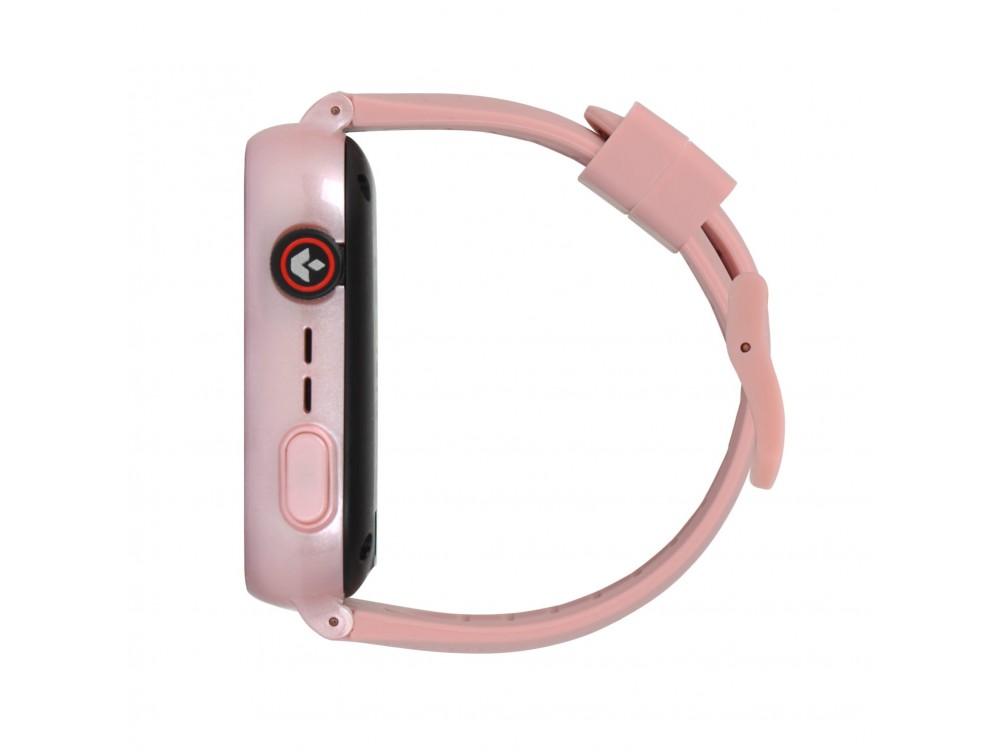 Garett Kids Cute 2 4G, Children's Ultra-thin Smartwatch with 1.83" Screen, GPS, 7 Games & Face Unlock Function, Pink