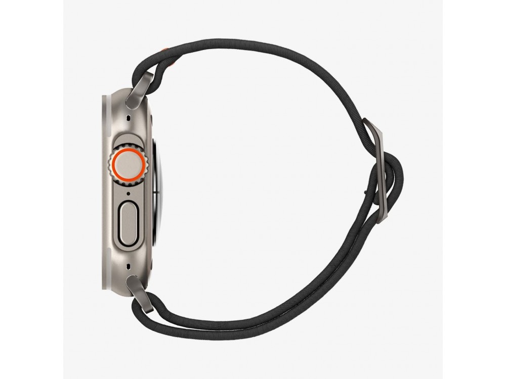 Spigen Lite Fit Ultra Apple Watch 44 / 45 / 46mm / Ultra 49mm, Ανταλλακτικό Λουράκι Υφασμάτινο, Black