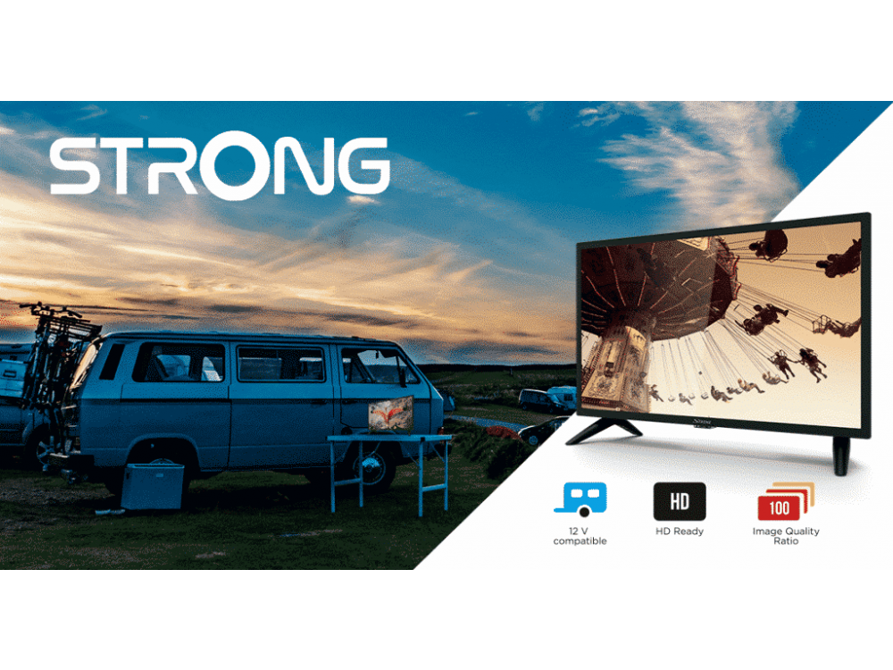 Strong TV 24" HD LED Τηλεόραση με Υποστήριξη Dolby Audio & Παροχή 12V