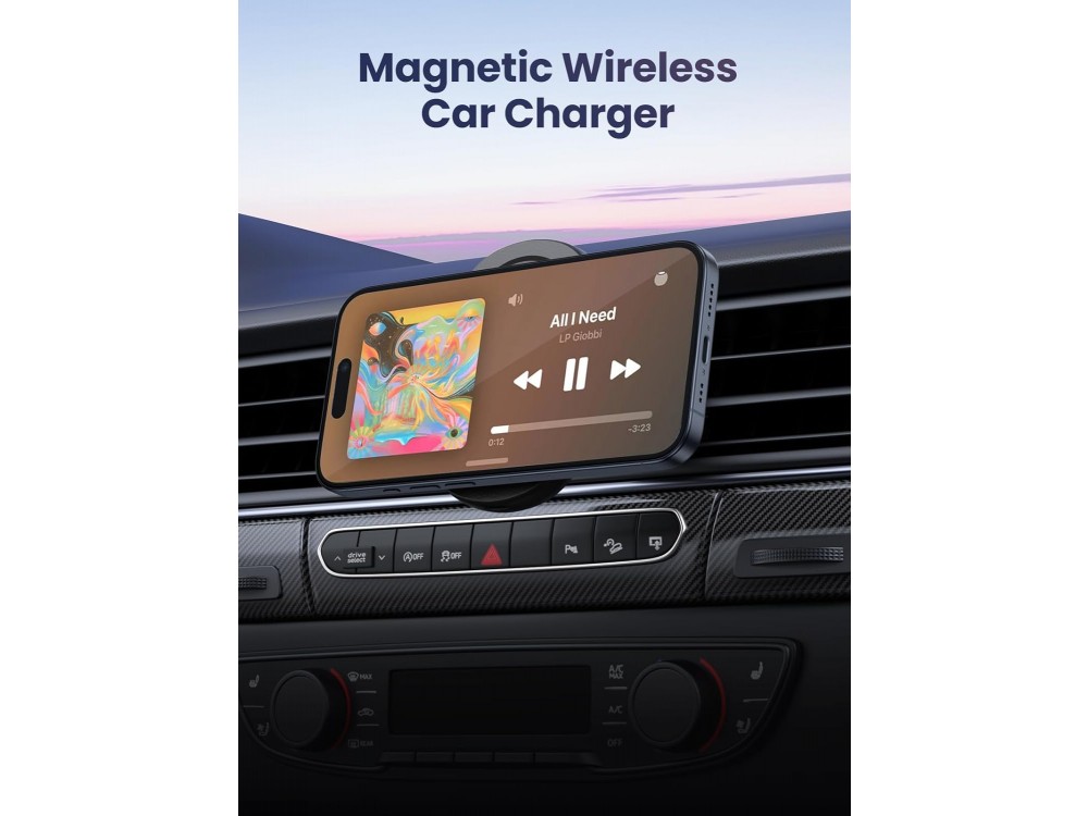 Ugreen Magnetic Car Phone Mount, Βάση Αυτοκινήτου αεραγωγού συμβατή με MagSafe για iPhone 15 / 14 Series