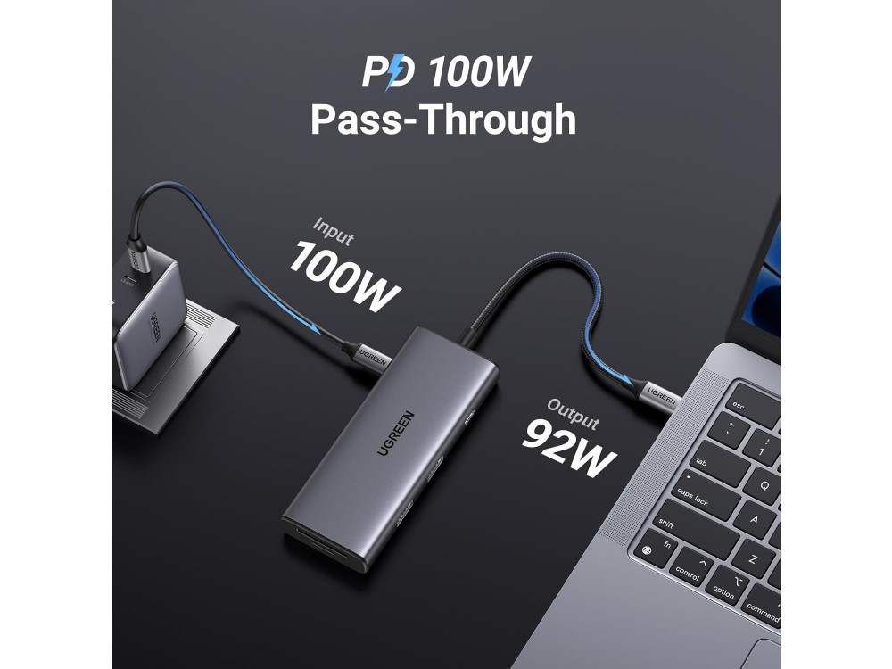 Ugreen Revodok Pro 107 7-in-1 USB C Data Hub - 1*HDMI/4K + 2*USB-A3.2 10Gbps + 1*USB-C3.2 + 1*100W PD Charging