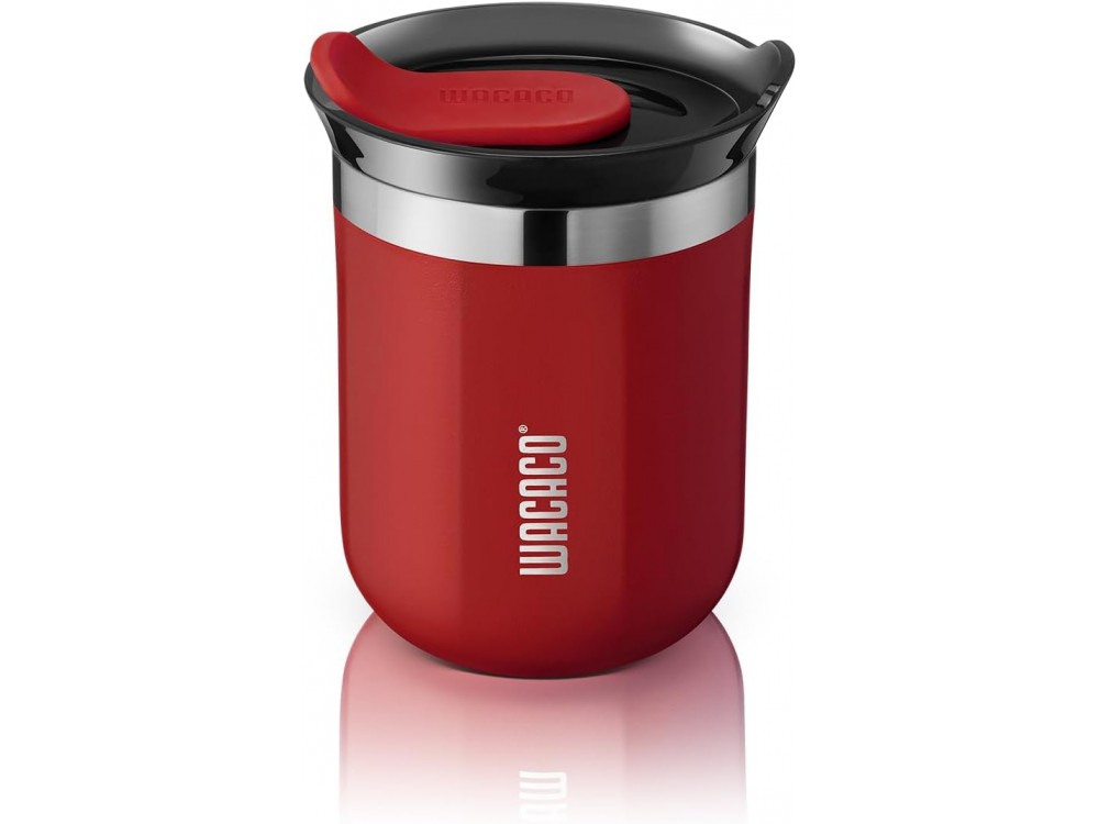 Wacaco Octaroma Classico Travel Mug, Ποτήρι Θερμός 180ml, Carmine Red