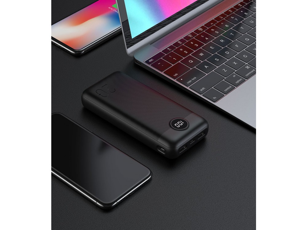 Veger L20S 20W USB-C Power Bank 20,000mAh Power Delivery & QC3.0, Black