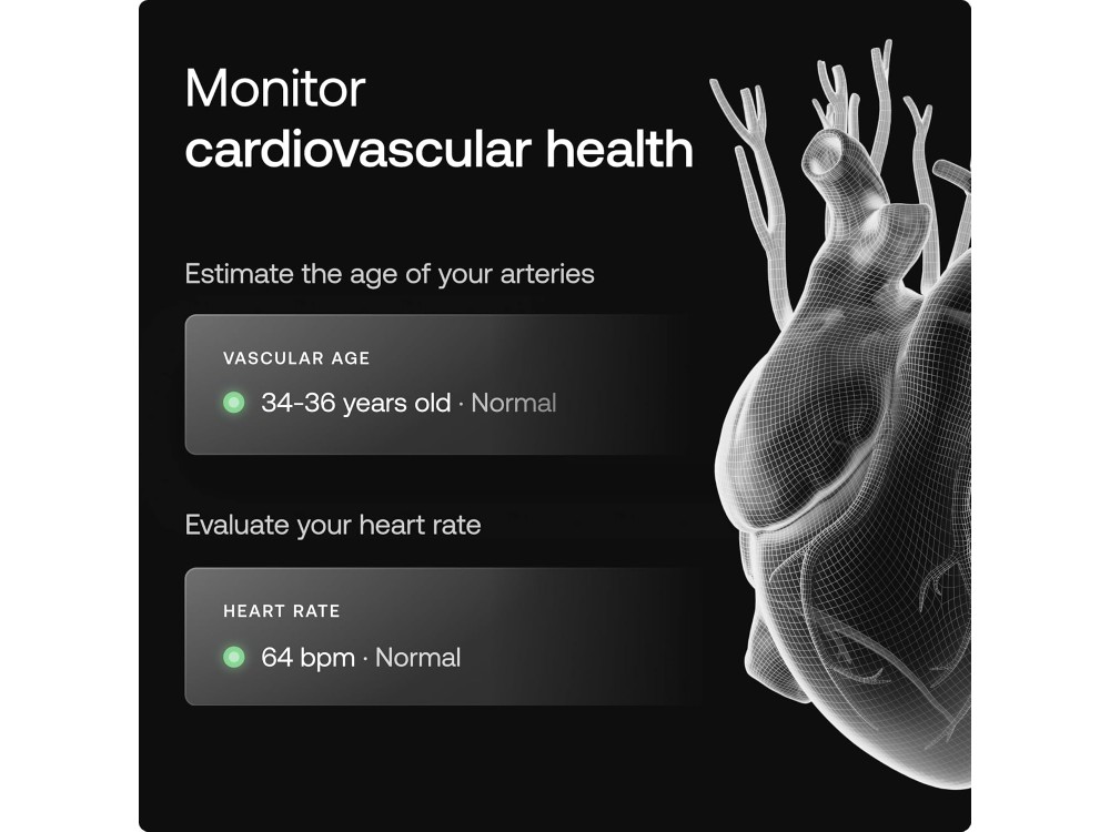 Withings Body Scan, Έξυπνη ζυγαριά & Health Station με Segmental Body Composition, με Fitness APP μέσω Bluetooth & WiFi, White