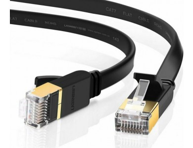 Ugreen U/FTP Cat.7 Ethernet Flat 15m Cable, Black - 11266