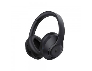 TaoTronics SoundSurge 55 Bluetooth Headphones with Active Noise Cancelling, aptX, CVC8.0, 30H Battery, Black - TT-BH055