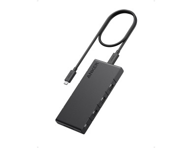Anker 364 10-in-1 USB-C Hub 100W με 2*USB-C + USB-A 3.2 + Dual 4K HDMI + SD Card Slot + 2*USB-A 2.0 + Ethernet, Black