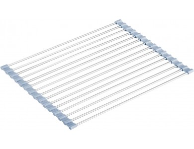 AJ Roll Up Dish Drying Rack, Αναδιπλούμενος Στεγνωτήρας Πιάτων για Νεροχύτη Κουζίνας