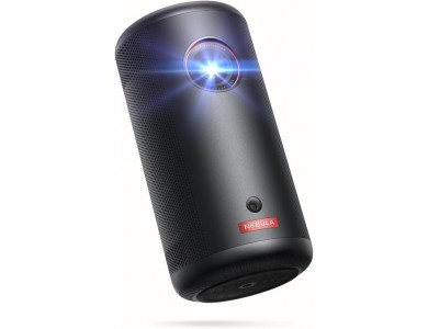 Anker Nebula Capsule 3 DLP Projector 1080p WiFi, Google TV, 200 ANSI Lumens, Dolby Speaker, Built-in Battery, AutoFocus