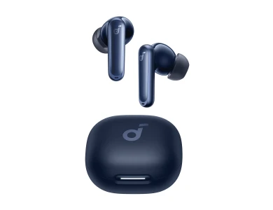 Anker Soundcore P40i ANC Bluetooth 5.3 Earbuds TWS with AI-Enhanced Calls, Active Noise Cancelling & App, Navy Blue
