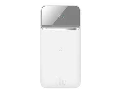 Baseus Magnetic Overseas Edition 10K, Μαγνητικό Power Bank 10.000mAh MagSafe για iPhone 14 / 15 Series, White