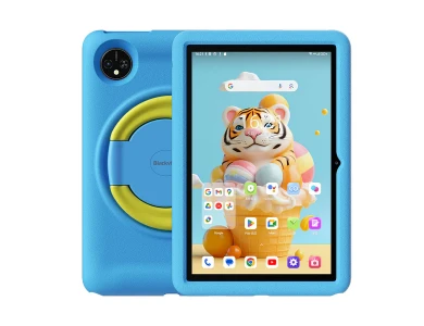 BlackView TAB-80 Kids Tablet 10.1", Octa Core, 4GB / 64GB, 800x1280, Android 14, WiFi, 13MP Camera, Blue