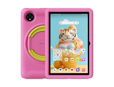 BlackView TAB-80 Kids Tablet 10.1", Octa Core, 4GB / 64GB, 800x1280, Android 14, WiFi, 13MP Camera, Pink