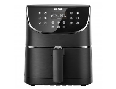 Cosori Air Fryer, Air Fryer XL 5.5lt for Healthy Cooking, 1700W, Touch Control, 11 Preset Menus & 100 Recipes Book