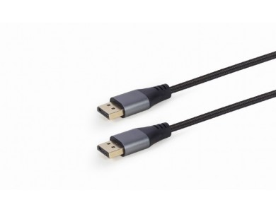 Cablexpert DisplayPort 1.4 Καλώδιο 8K@60Hz / 4K@144Hz, 1,8μ. Με Νάυλον Ύφανση, Μαύρο