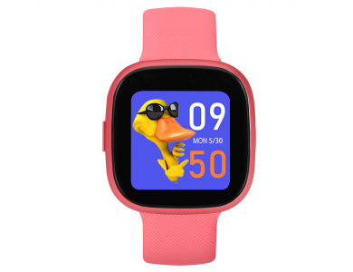 Garett Kids Fit, Παιδικό Ultra-thin Smartwatch με Οθόνη 1.4", 6 Παιχνίδια, Activity & Heart Rate Monitor, Pink