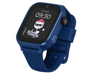 Garett Kids Cute 2 4G, Children's Ultra-thin Smartwatch with 1.83" Screen, GPS, 7 Games & Face Unlock, Blue