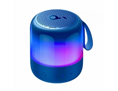 Anker Soundcore Glow Mini, Φορητό Bluetooth Ηχείο 8W με RGB Light Show, App, TWS & PartyCast 2.0, IP67, Blue