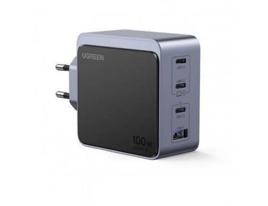 Ugreen Φορτιστής X565 GaN 100W με Θύρα USB-A και 3 Θύρες USB-C, PD / QC 4.0, Γκρί