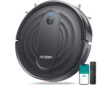 Airzeen R7 Smart Robot Vacuum / Mopping Cleaner 3000Pa, Λειτουργία Σφουγγαρίσματος, Έλεγχο μέσω APP & Smart Navigation, Black