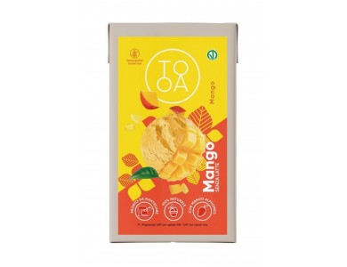 Mango TooA Gelato Vegan με Μάνγκο Alphonso, από 100% Φυσικά Συστατικά Χωρίς Συντηρητικά Γλουτένη & Λακτόζη (Συσκευασία 1L)