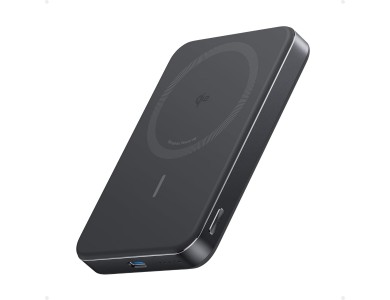 Anker MagGo 10K Ultra-Slim, Μαγνητικό Power Bank 10.000mAh Qi2 Certified 15W MagSafe για iPhone, Black