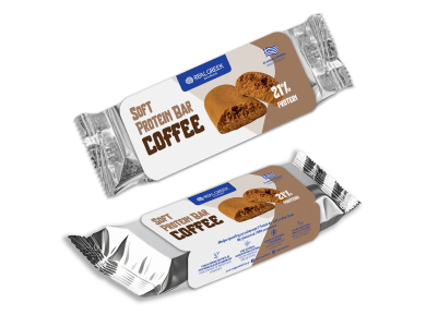 Real Greek Soft Protein Bar Coffee 22%, Protein Bar - Coffee Flavor 50g