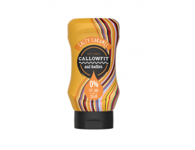 Callowfit Salty Caramel Σιρόπι Ζαχαροπλαστικής με Γεύση Αλατσιμένη Καραμέλα με 0 Ζάχαρη & 0 Λιπαρά, 300ml