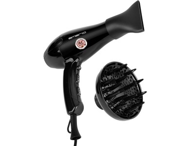 Emerio Hair Dryer, Hair Dryer 2200W, 3 Temperatures, Cool Shot, Ionic Function, 2 Speeds with Concentrator & Diffuser