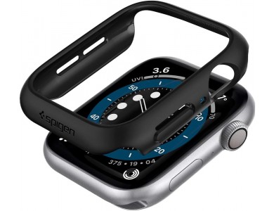 Spigen Thin Fit Apple Watch 4 / 5 / 6 / SE 44mm, Black