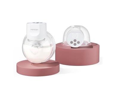 Momcozy S12 Pro Breast Pump Hands Free, Electric Double Breast Pump with 3 Functions & 9 Intensity Levels, Cozy White