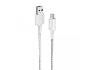 Anker 322 USB-C 0.9m. Nylon  Braided, White