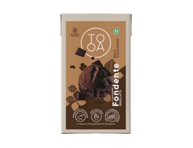 Fondente TooA Gelato Vegan Μαύρη Σοκολάτα Μαδαγασκάρης 100% Φυσικά Συστατικά Χωρίς Συντηρητικά Γλουτένη & Λακτόζη Συσκευασία 1L